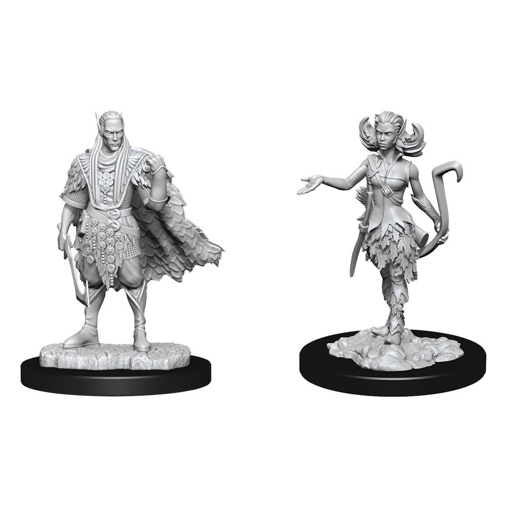 D&D Nolzur's Marvelous Miniatures Unpainted Miniatures Autumn Eladrin & Summer Eladrin