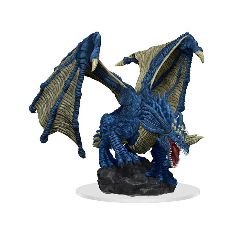 D&D Nolzur's Marvelous Miniatures Unpainted Miniature Young Blue Dragon
