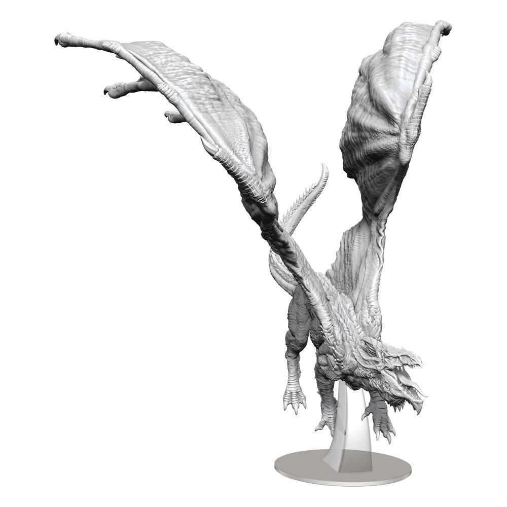D&D Nolzur's Marvelous Miniatures Unpainted Miniature Adult White Dragon