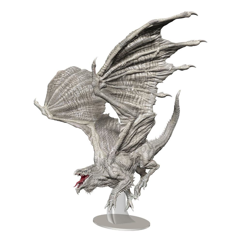 D&D Nolzur's Marvelous Miniatures Unpainted Miniature Adult White Dragon