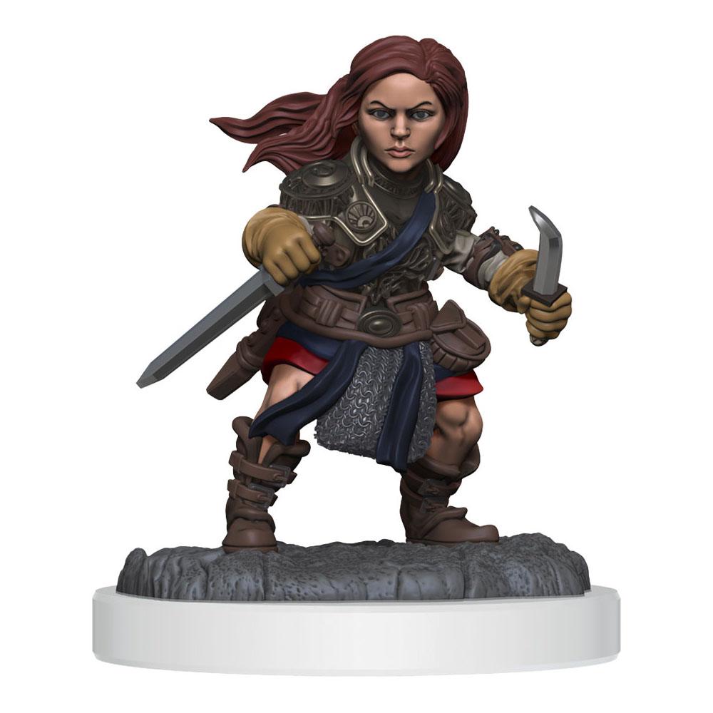 D&D Nolzur's Marvelous Miniatures Unpainted Miniatures 2-Pack Halfling Rogue Female