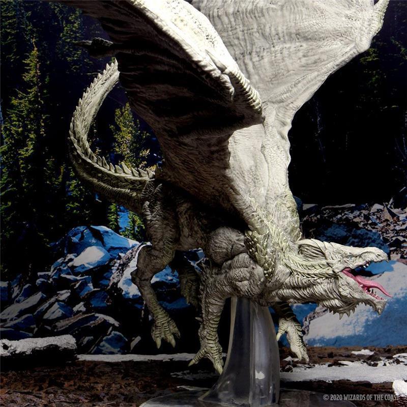 D&D Icons of the Realms Premium Miniature pre-painted Adult White Dragon