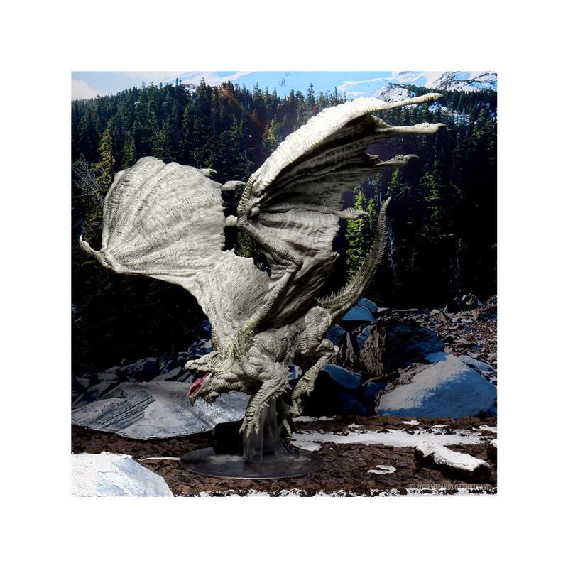 D&D Icons of the Realms Premium Miniature pre-painted Adult White Dragon