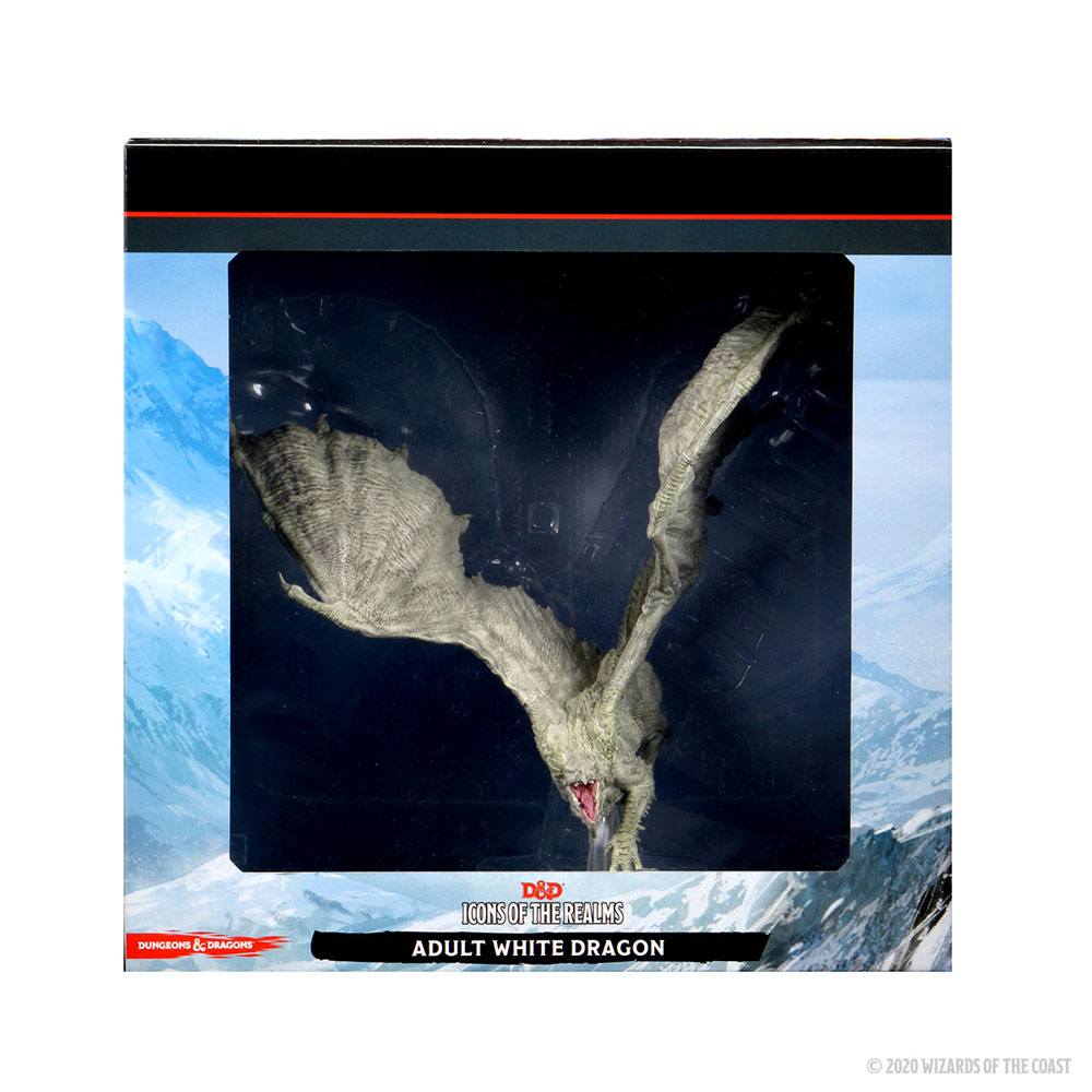 D&D Icons of the Realms Premium Miniature pre-painted Adult White Dragon