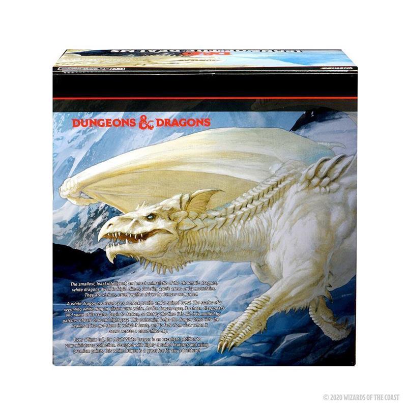 D&D Icons of the Realms Premium Miniature pre-painted Adult White Dragon