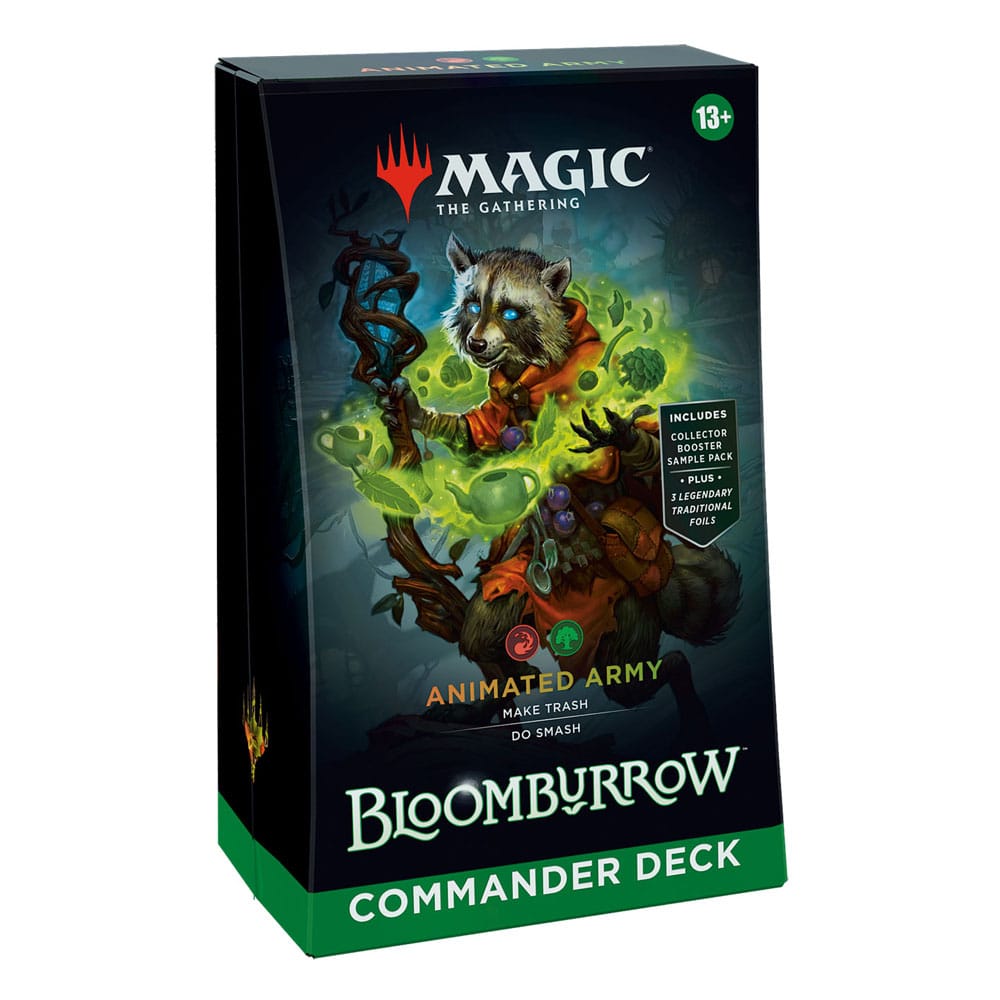 MTG - Bloomburrow Commander Deck (GER) Animated Army (Red/Green)