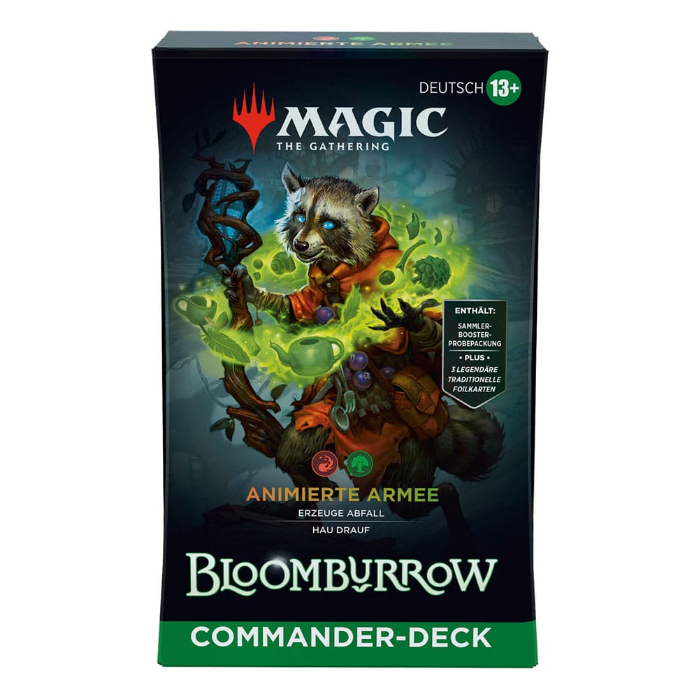 MTG - Bloomburrow Play Booster Pack (GER) Animated Army (Red/Green)
