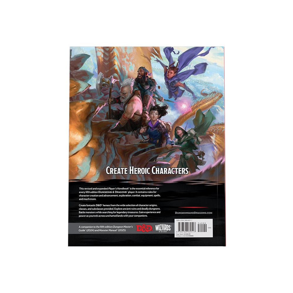 Dungeons & Dragons RPG Player's Handbook 2024 (EN)