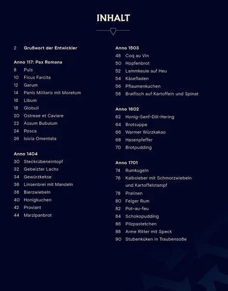 Anno: Das offizielle Kochbuch