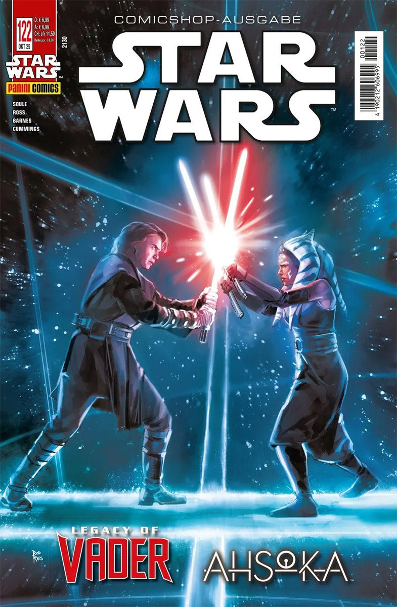 Star Wars Comics 122: Ahsoka 5 & Legacy of Vader 2 (Comic Shop Ausgabe)