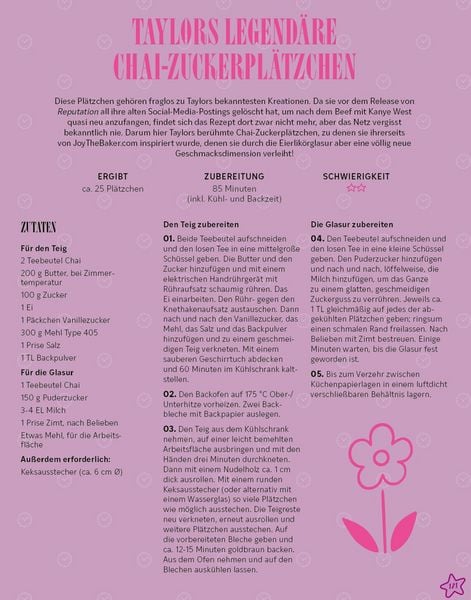 Talyor's Kitchen - Das ultimative Swiftie-Kochbuch