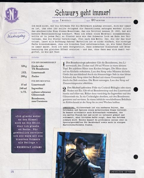 Das offizielle Wednesday Kochbuch - Überaus seltsame Rezepte der Nevermore Academy