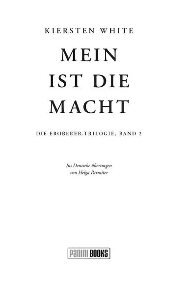 Mein ist die Macht (Eroberer-Trilogie 2)