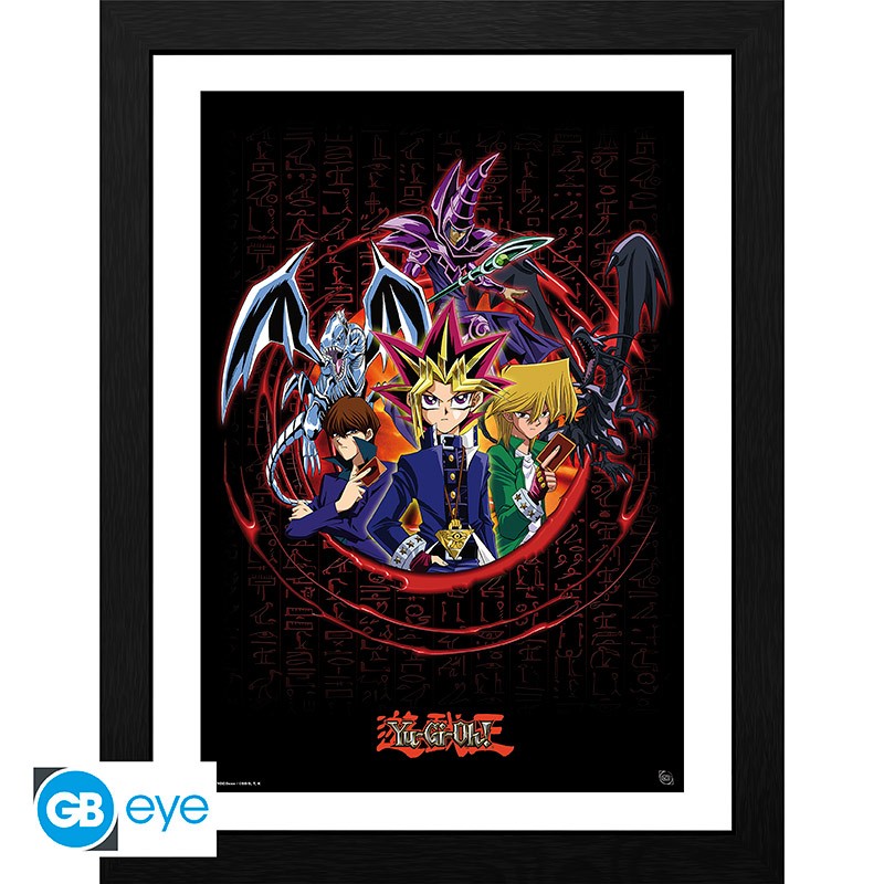 YU-GI-OH! Framed Print "Joey Yugi Kaiba 30 x 40 cm