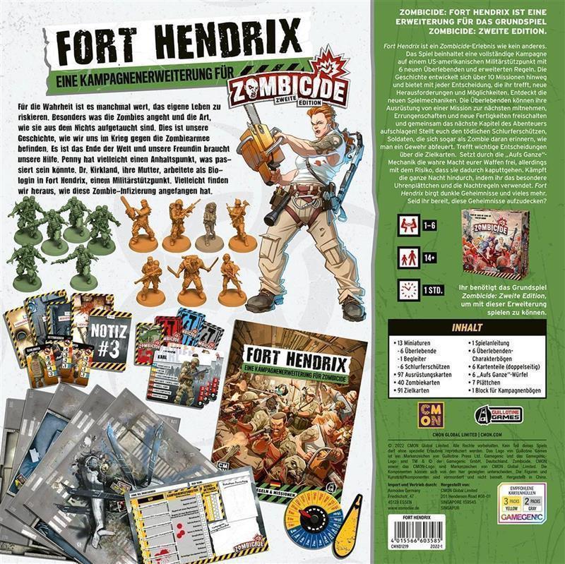 Zombicide 2. Edition - Fort Hendrix (DE)