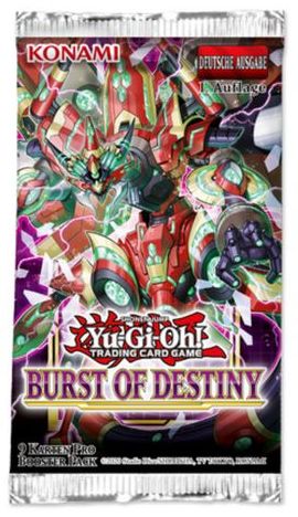 YGO - Burst of Destiny Booster Pack (GER)