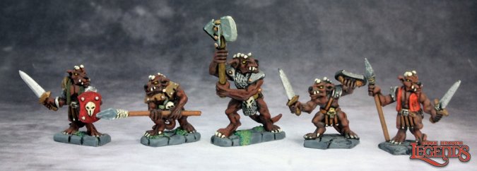 Reaper 02470: Kobold Raiders, Dark Heaven Legends