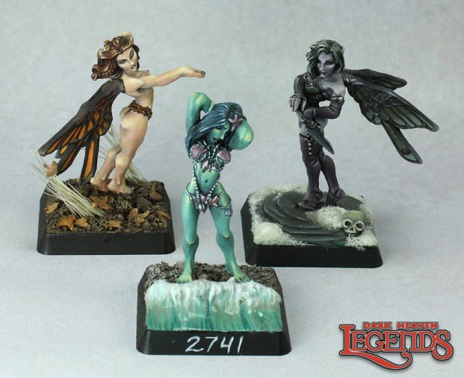 Reaper 02741: Fairies (2) & Nymph, Dark Heaven Legends