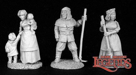 Reaper 02825: Townsfolk V (3), Dark Heaven Legends