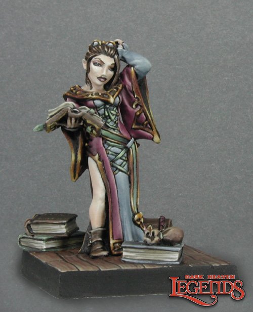 Reaper 02835: Jollie, Female Scribe, Dark Heaven Legends