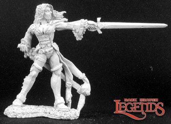 Reaper 02981: Lonnia, Female Duelist, Dark Heaven Legends