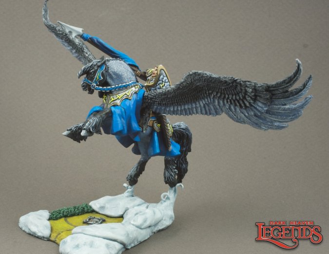 Reaper 03096: Paladin and Pegasus, Dark Heaven Legends
