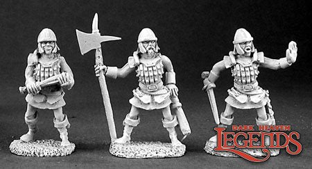 Reaper 03165: Townsfolk IX: Town Guard, Dark Heaven Legends