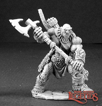 Reaper 03197: Thelgar, 1/2 Orc Barbarian, Dark Heaven Legends