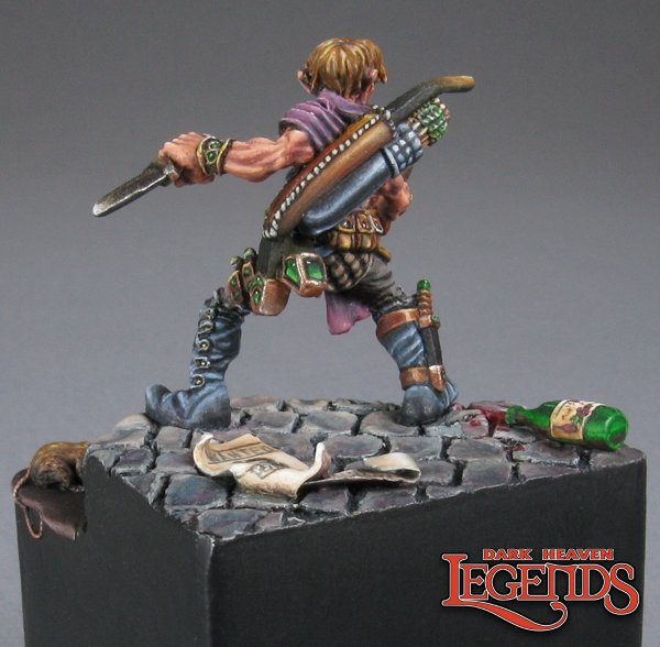 Reaper 03257: Dilean Softstep, 1/2 Elf Rogue, Dark Heaven Legends