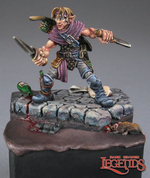 Reaper 03257: Dilean Softstep, 1/2 Elf Rogue, Dark Heaven Legends