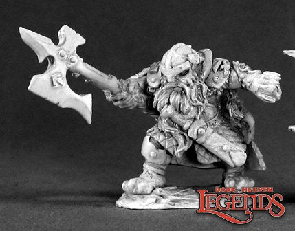 Reaper 03386: Thorvald Clawhelm, Dwarf Hero, Dark Heaven Legends