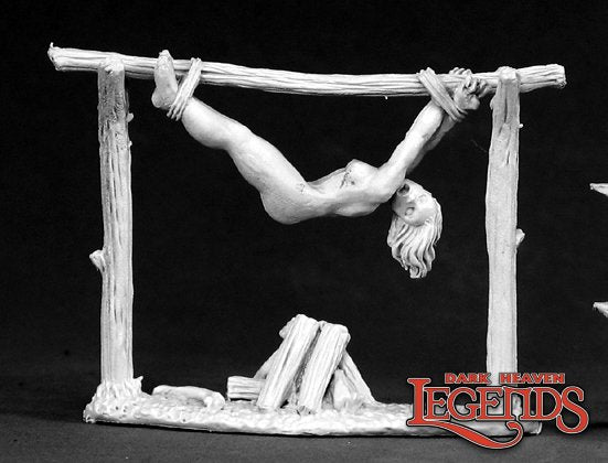 Reaper 03408: Female Victim on Spit, Dark Heaven Legends