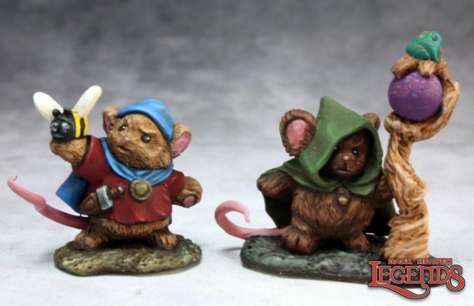 Reaper 03744: Mousling Druid and Beekeeper, Dark Heaven Legends