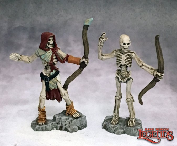Reaper 03755: Skeletal Archers (2), Dark Heaven Legends