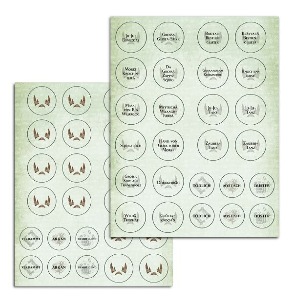 Warscroll Cards: Bonesplitterz, German