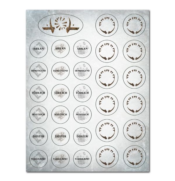 Warscroll Cards: Beastclaw Raiders, German