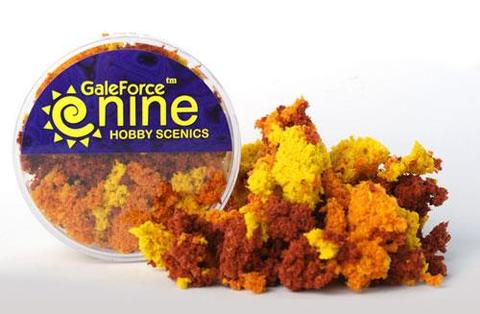 GF9 - Hobby Round: Autumn 3 Color Clump Foliage Mix