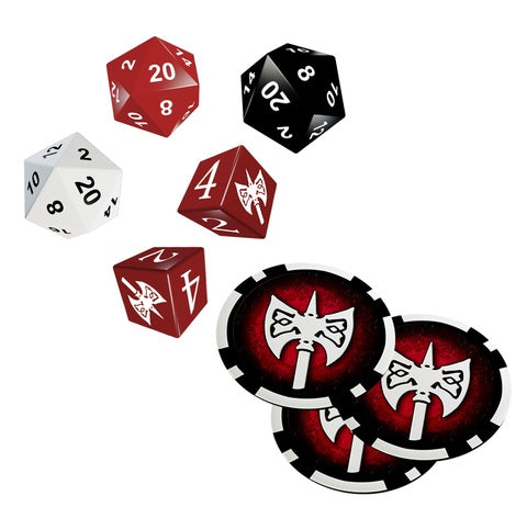 DSA5 Starter Box: Dwarves - Dice & Chip Set