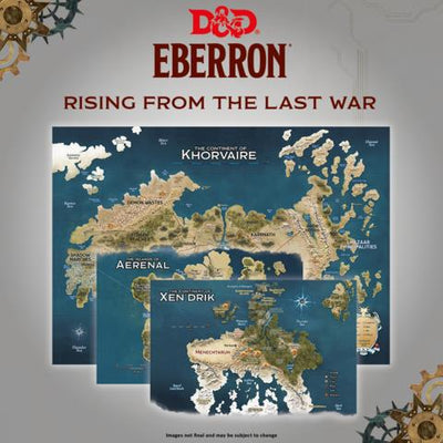 D&D Landkarte Eberron (3er Set) (Neuauflage)