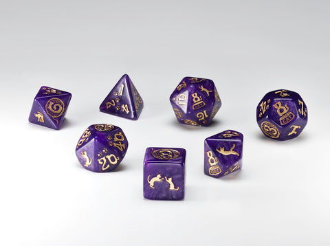 Q-Workshop Dice: CATS Dice Set: Purrito