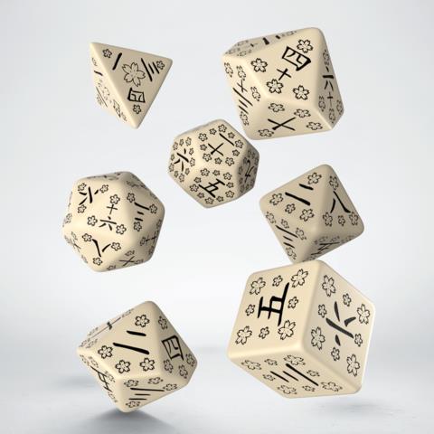 Q-Workshop Dice Set: Japanese - Last Words Stone
