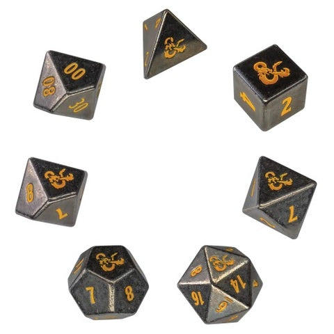 Heavy Metal Realmspace RPG Dice Set for Dungeons & Dragons