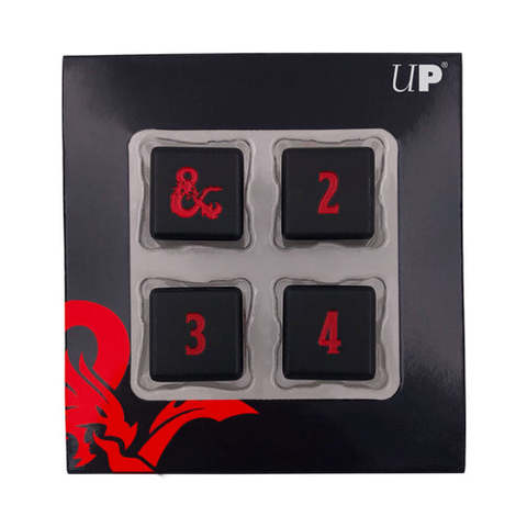 UP - Heavy Metal D6 4x Dice Set for Dungeons & Dragons