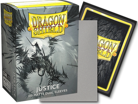 Dragon Shield Standard Sleeves - Dual Matte Justice (100 Sleeves)