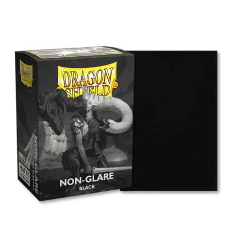 Dragon Shield Non-Glare Matte Sleeves – Black (100 Hüllen)