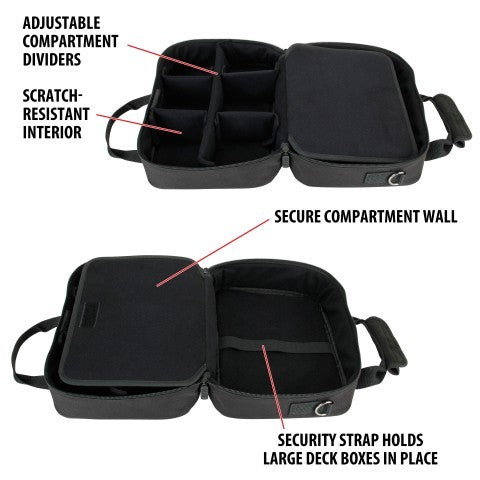USA Gear Card Deck Storage Bag Black