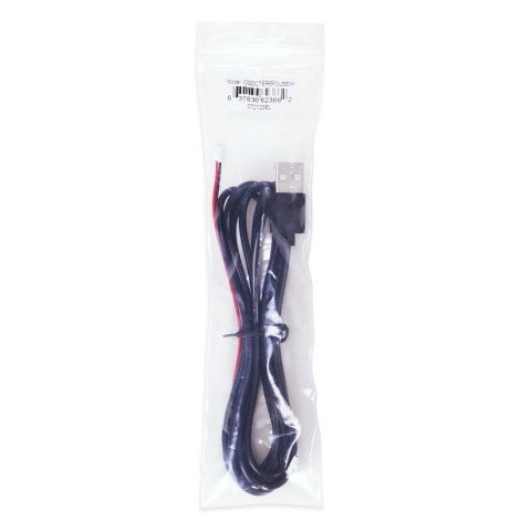 DataStream USB-A to M-Connector Terminal Power Cable for ENHANCE Sorcerer's Potion Light 1,8m Black