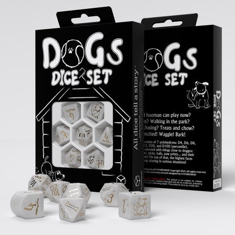 Q-Workshop Dice: Dogs Dice Set - Charlie