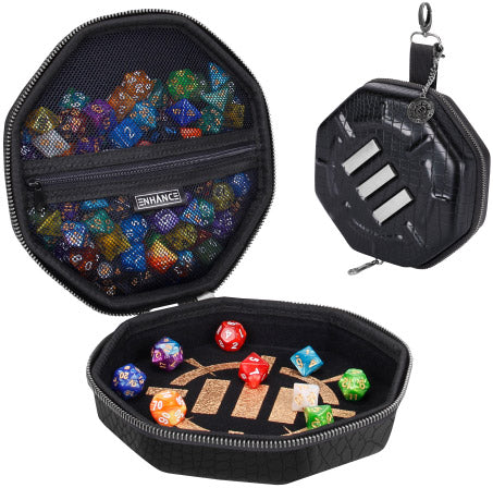 ENHANCE Tabletop Collector's Edition Dice Case Black Dragon Scales
