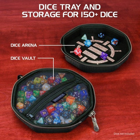 ENHANCE Tabletop Collector's Edition Dice Case Black Dragon Scales